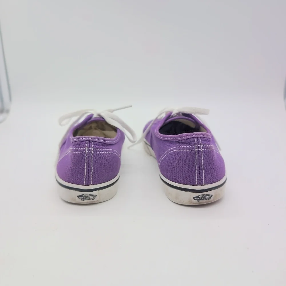 Vans Purple Canvas Sneakers Kids Sz 3 T-375